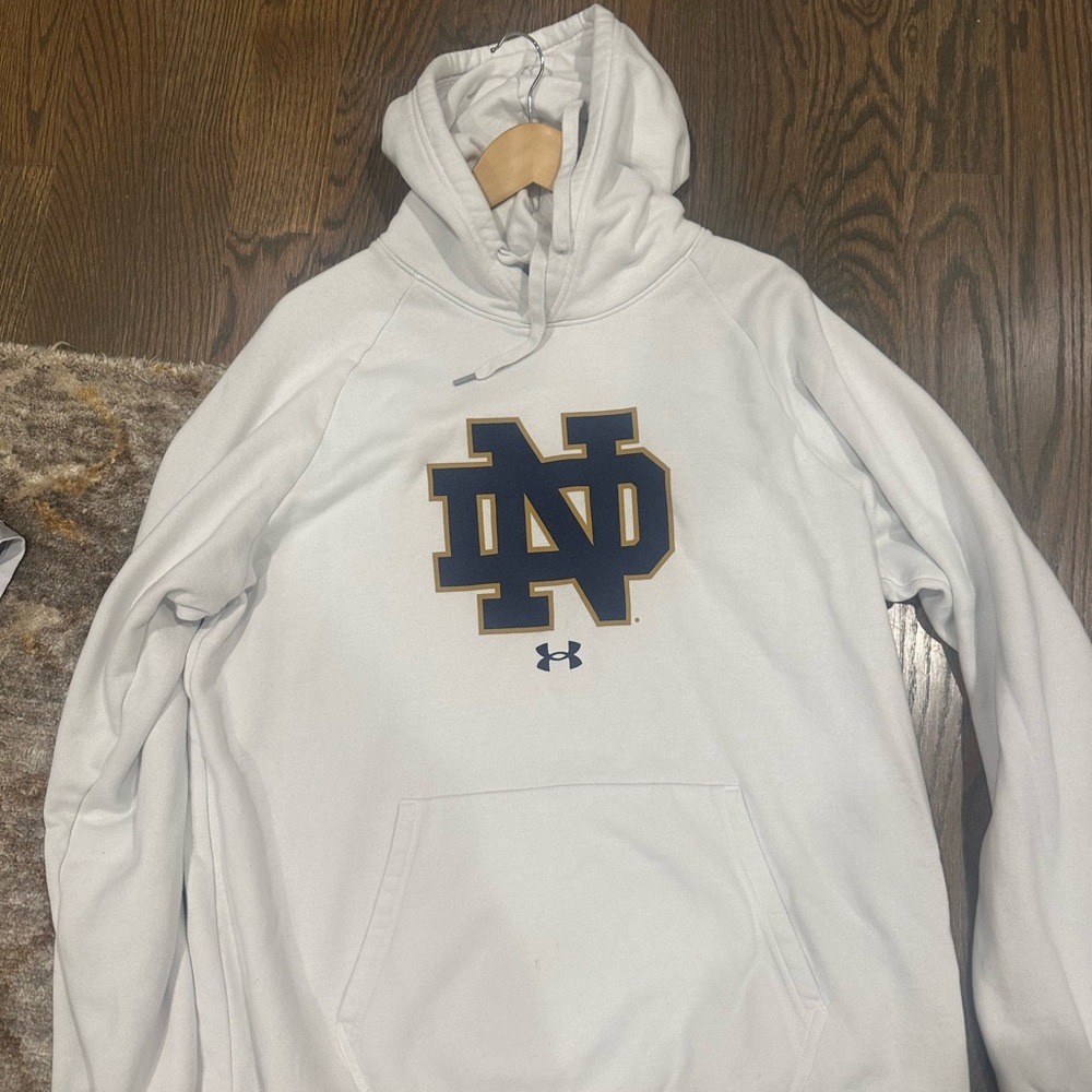 White Notre Dame Sweatshirt